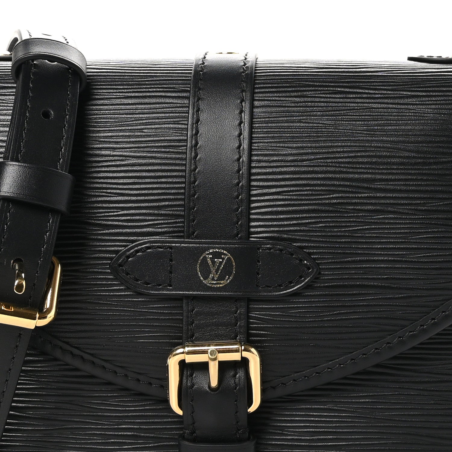Louis Vuitton Epi Saumur BB Black 7 of 9