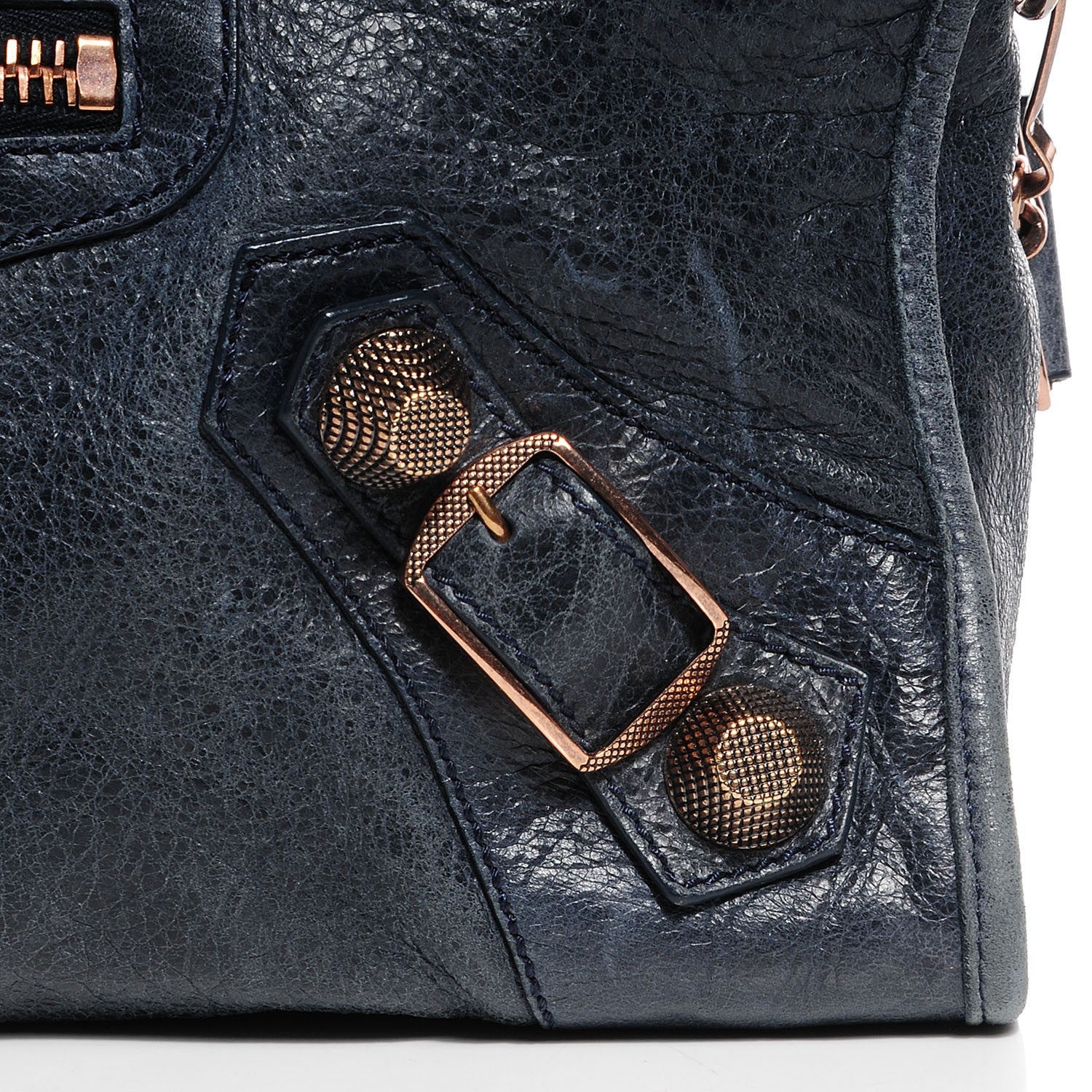 Balenciaga Agneau Giant 21 Rose Gold Hardware Part Time Dark Night 7 of 18