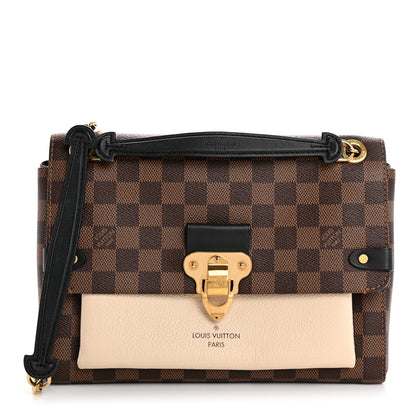 Louis Vuitton Damier Ebene Vavin PM Creme 1 of 9