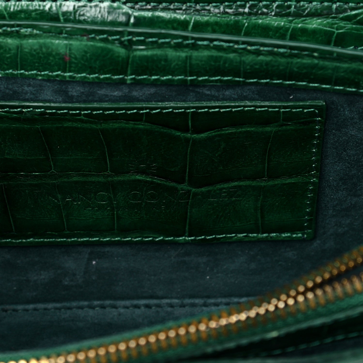 Nancy Gonzalez Crocodile Amour Clutch Green 11 of 16