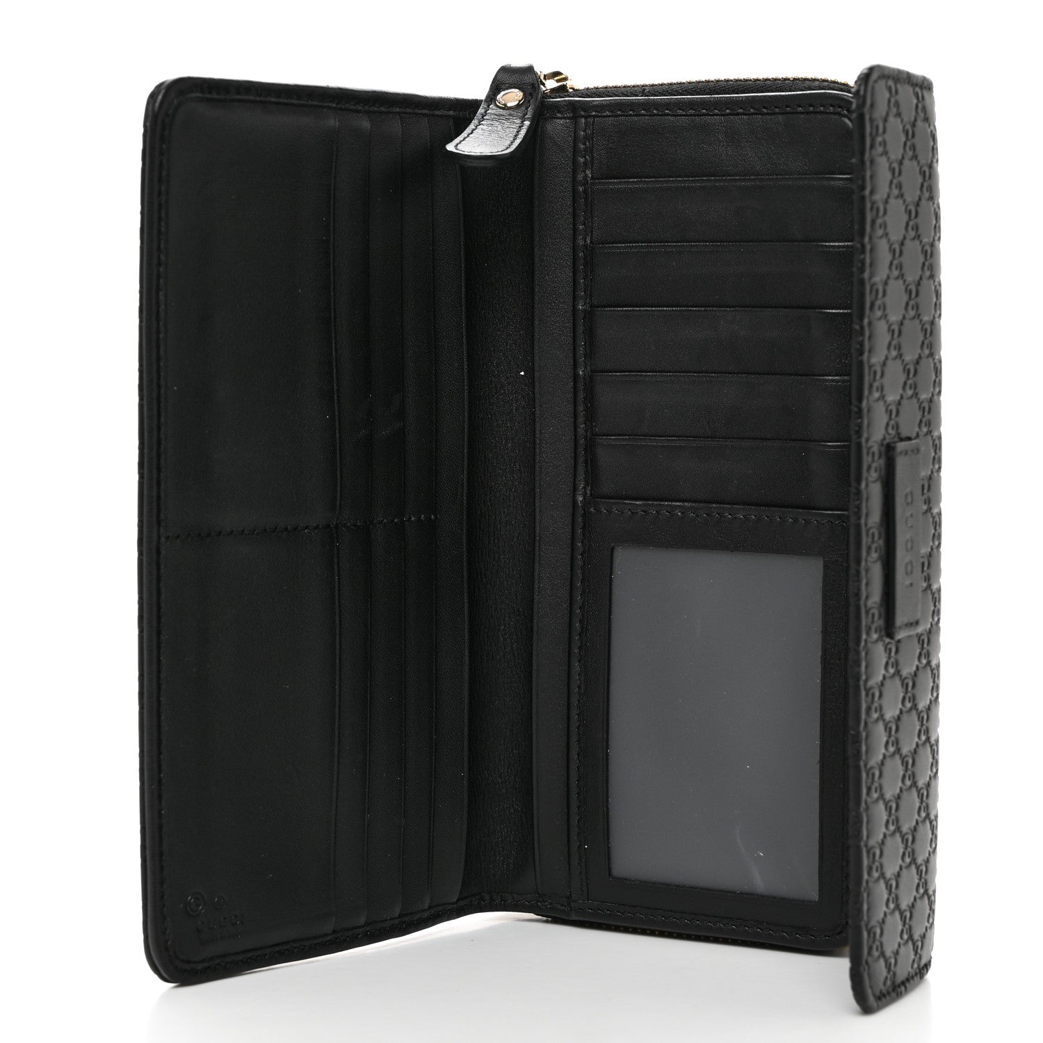 Gucci Soft Microguccissima Continental Zip Wallet Black 5 of 9