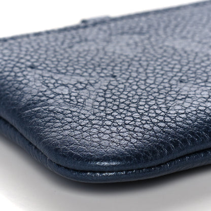 Louis Vuitton Metallic Empreinte Monogram Giant Key Pouch Navy Nacre 8 of 10
