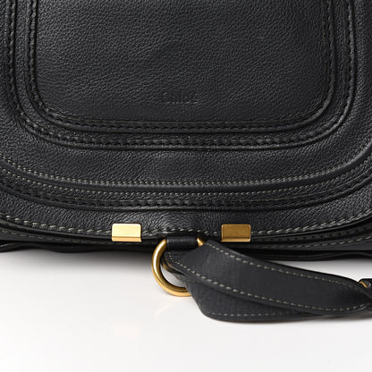 Chloe Calfskin Medium Marcie Satchel Black 9 of 9