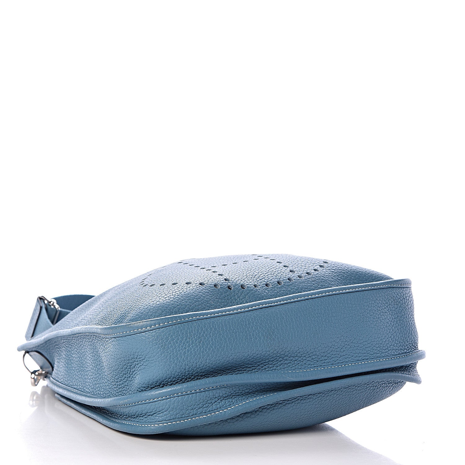 Hermes Taurillon Clemence Evelyne III PM Blue Jean 4 of 11