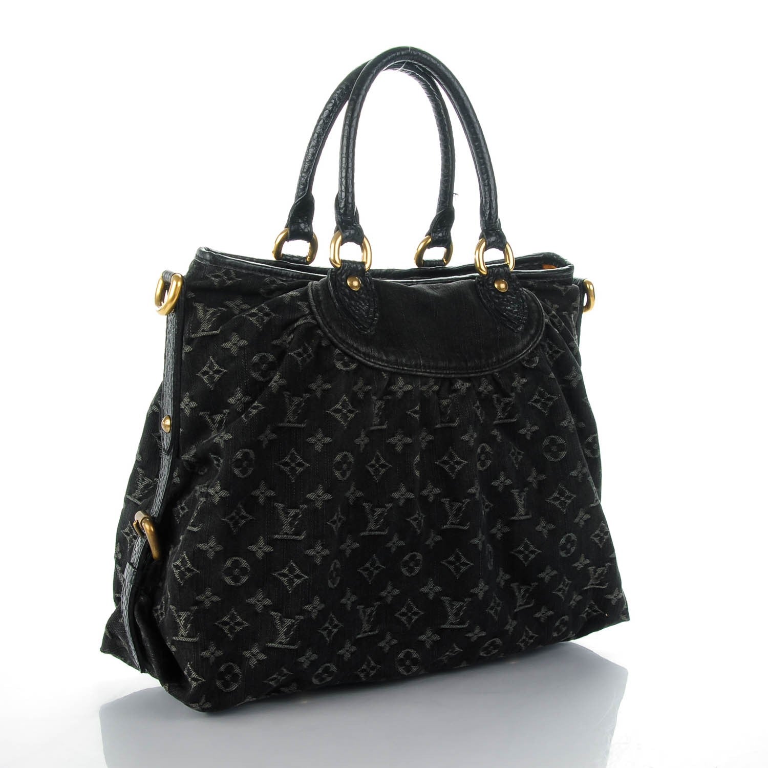 Louis Vuitton Denim Neo Cabby GM Black 3 of 8