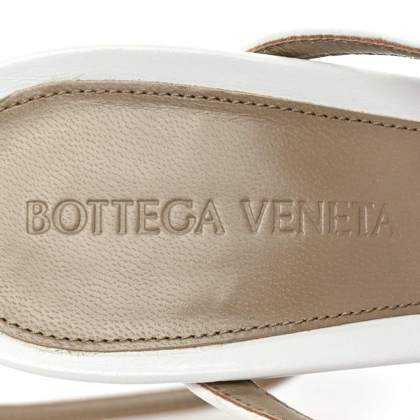 Lambskin Stretch Multi Strap 90mm Sandals 36.5 Optic White