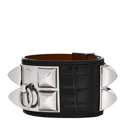 Hermes Shiny Alligator Collier de Chien CDC Bracelet S Ebene 1 of 6