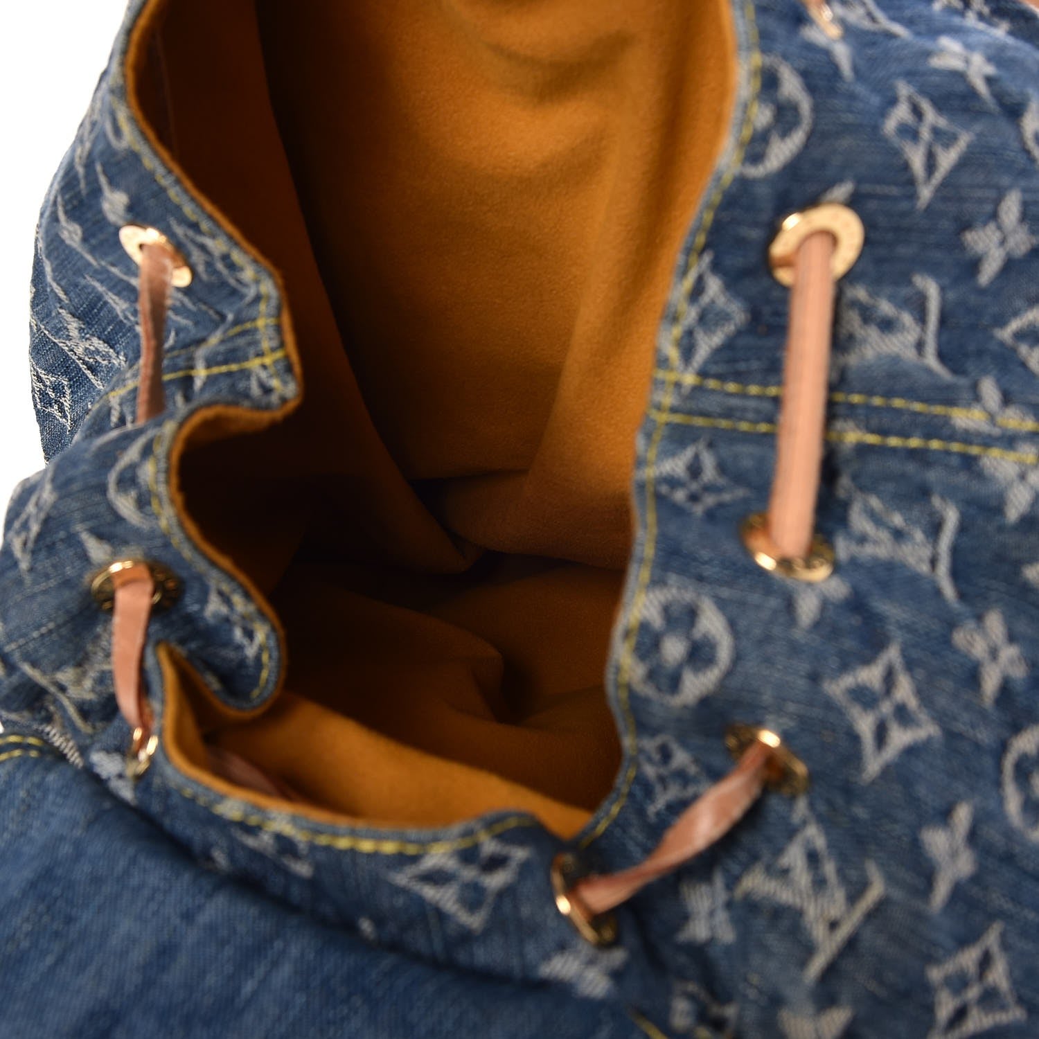 Louis Vuitton Denim Sac a Dos Backpack GM Blue 5 of 7
