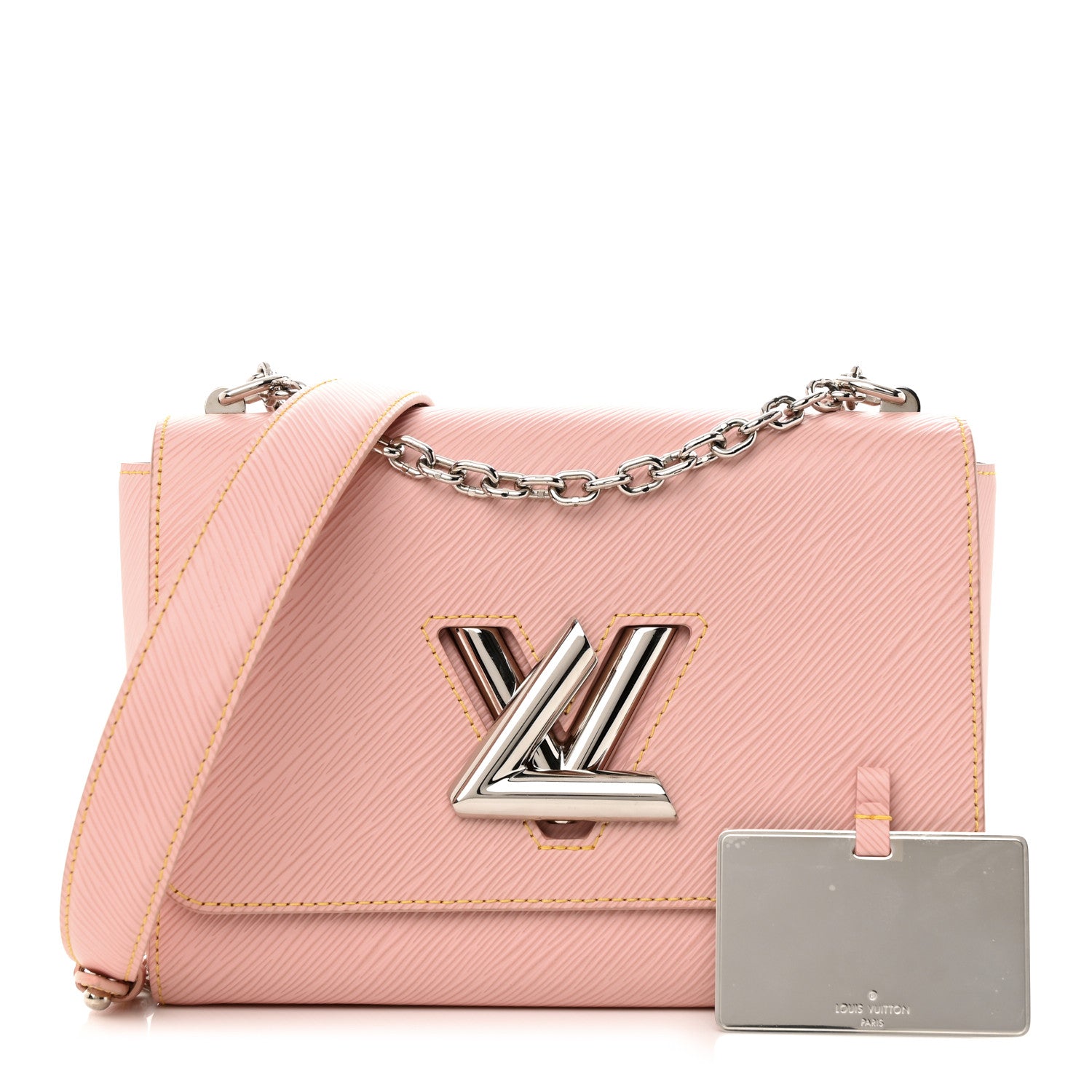 Louis Vuitton Epi Twist Shoulder Bag MM Rose Ballerine 1 of 13