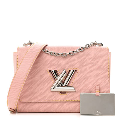 Louis Vuitton Epi Twist Shoulder Bag MM Rose Ballerine 1 of 13