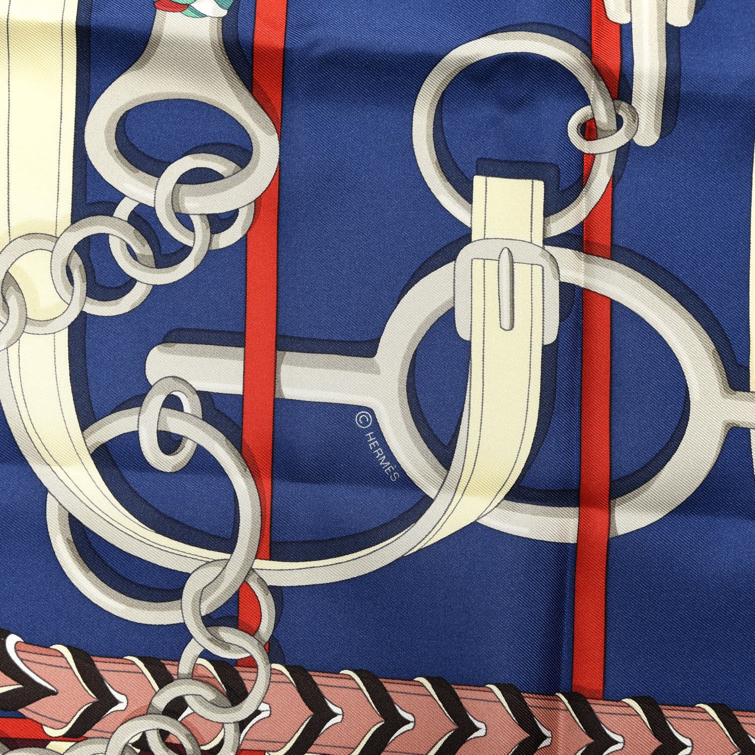 Hermes Silk Panoplie Equestre Scarf 90 3 of 4