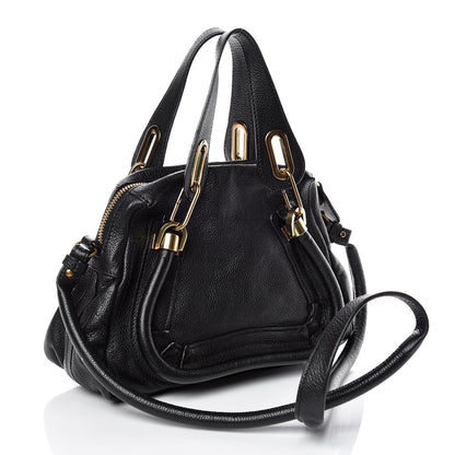 Chloe Calfskin Small Paraty Black 3 of 9