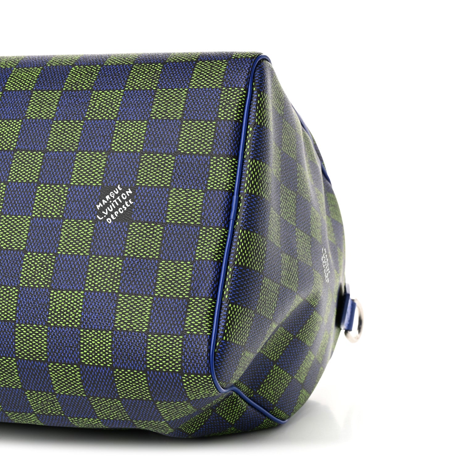 Louis Vuitton Damier Heritage Speedy Bandouliere 40 Blue Green 9 of 9