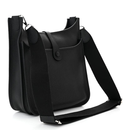 Hermes Taurillon Clemence Evelyne III PM Black 3 of 10