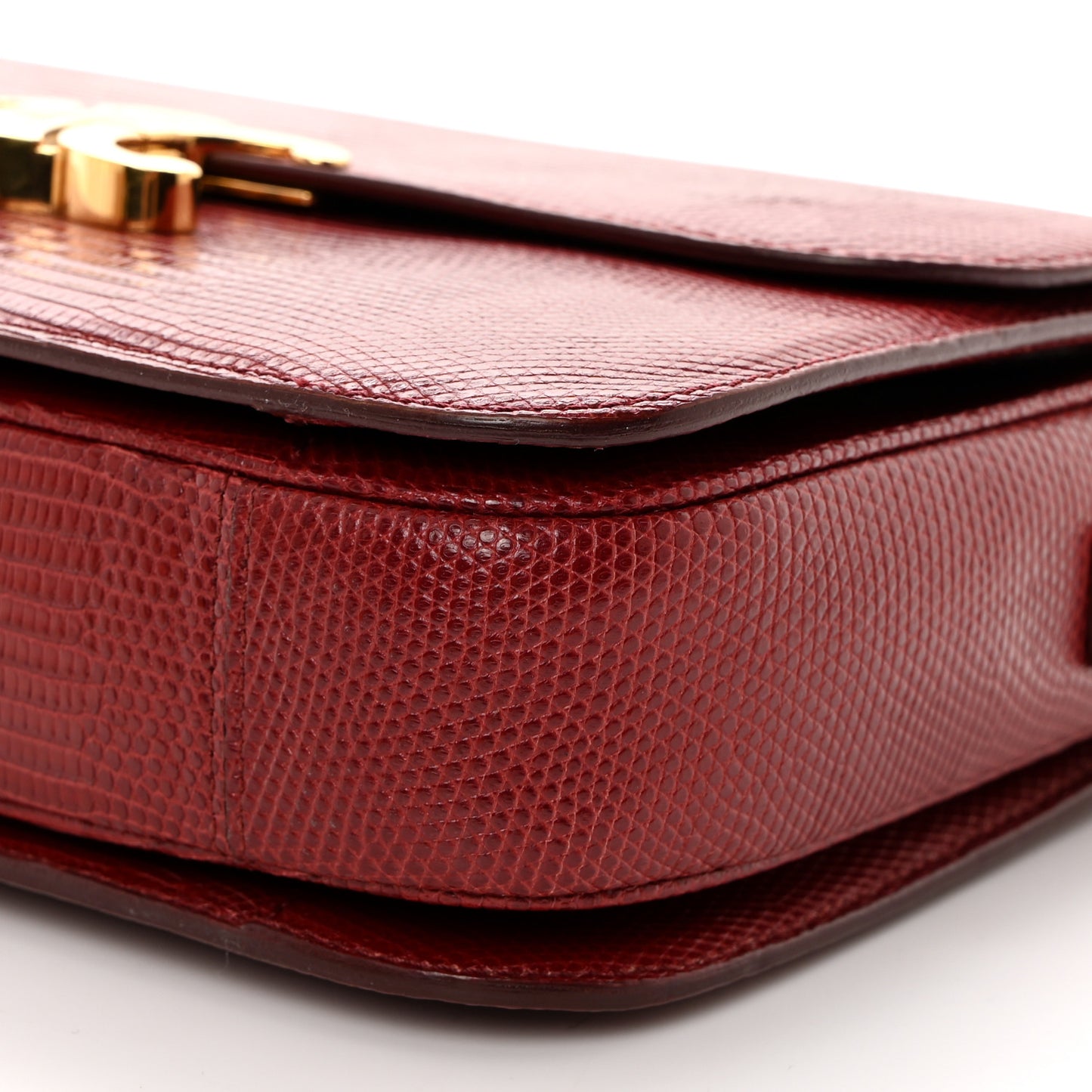 Lizard Medium Triomphe Light Burgundy