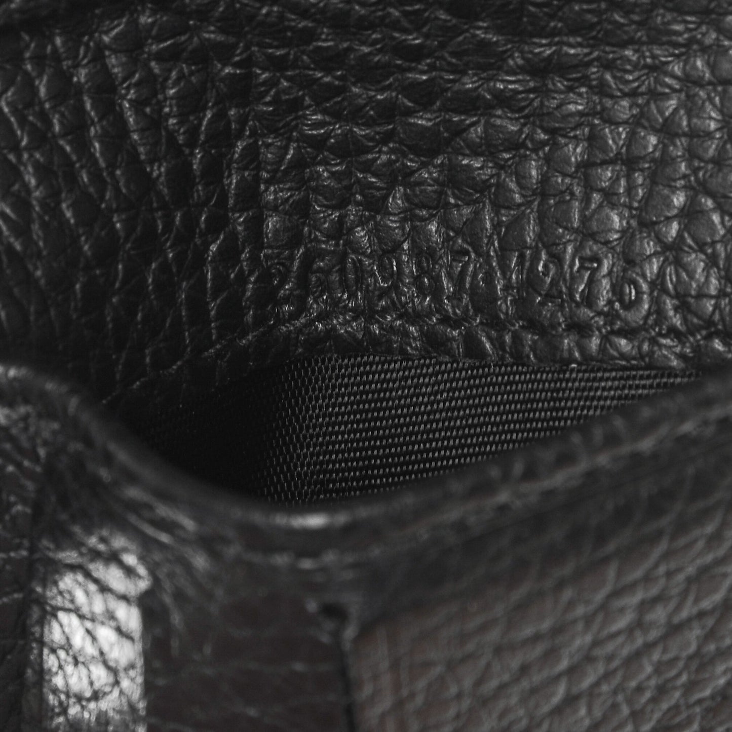 Denim Monogram Bi-Fold Wallet Black