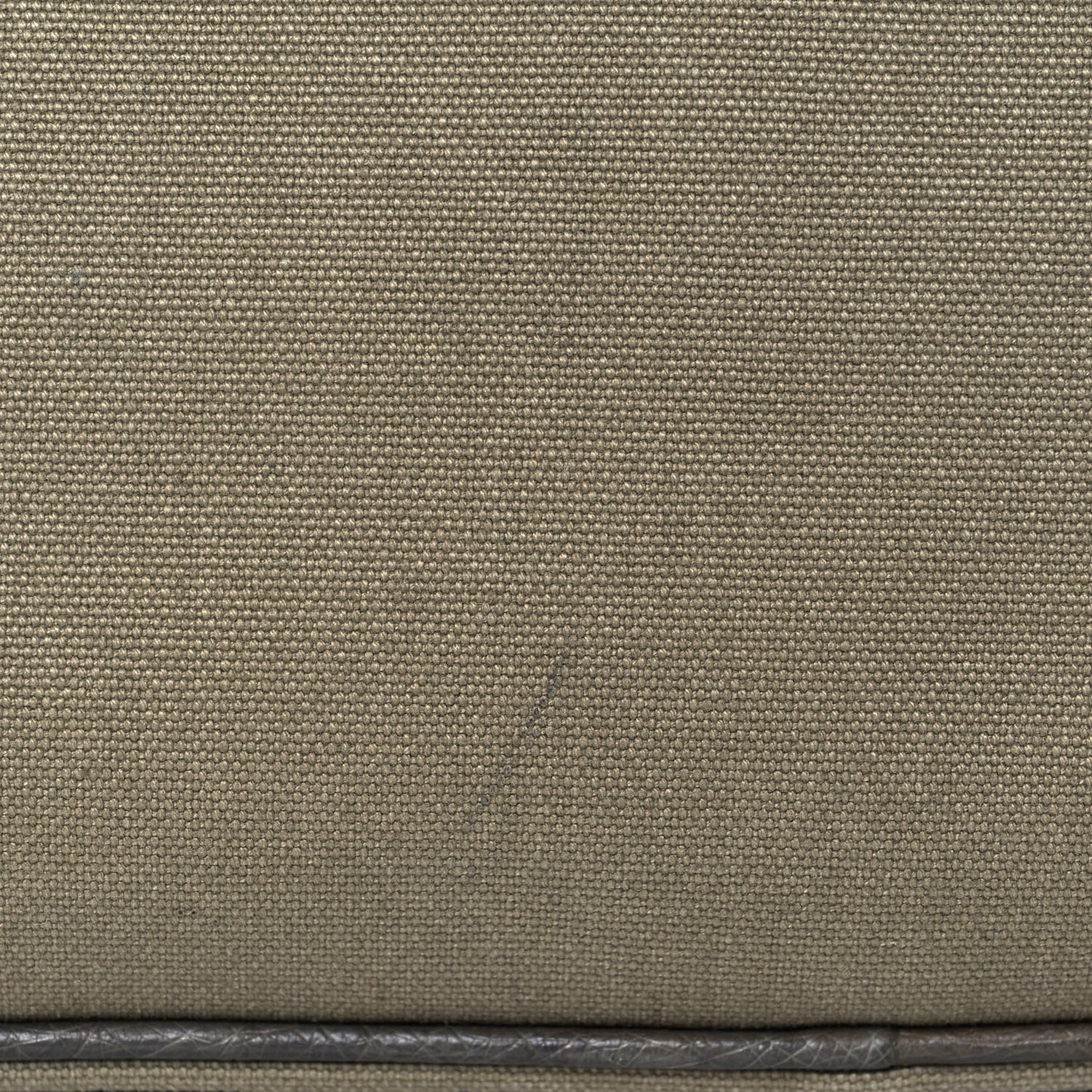 Canvas Ostrich Frame Bowler Green Mecurio