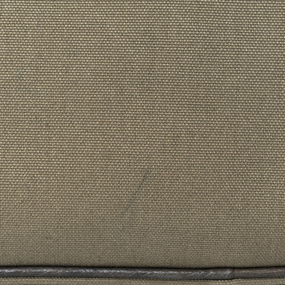 Prada Canvas Ostrich Frame Bowler Green Mecurio 15 of 19