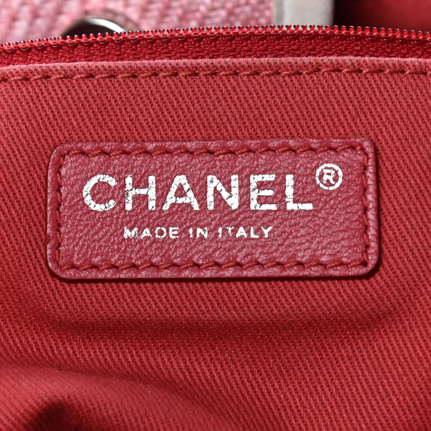 Chanel Canvas Medium Deauville Tote Pink 10 of 14