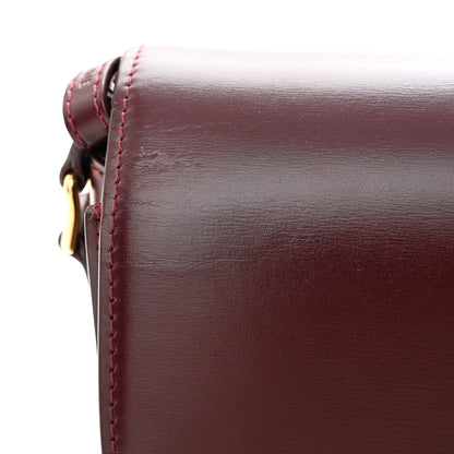 Celine Shiny Calfskin Medium Triomphe Light Burgundy 15 of 15