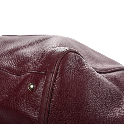 Gucci Pebbled Calfskin Large Soho Shoulder Bag Bordeaux 9 of 15