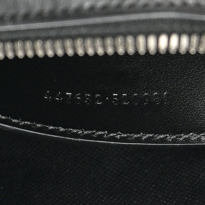 Gucci Calfskin Matelasse Monochrome Small GG Marmont Chain Shoulder Bag Black 7 of 11