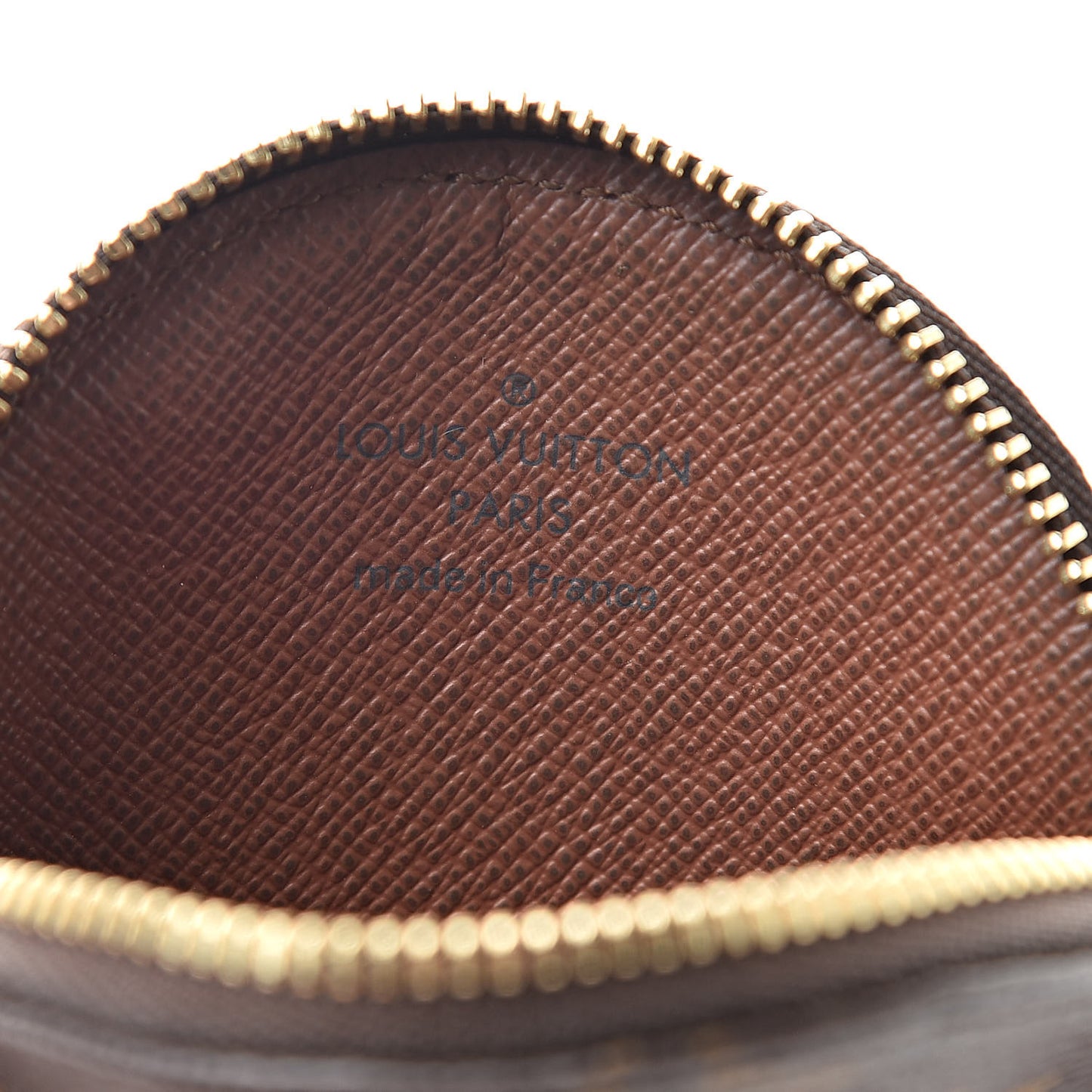 Monogram Round Coin Purse