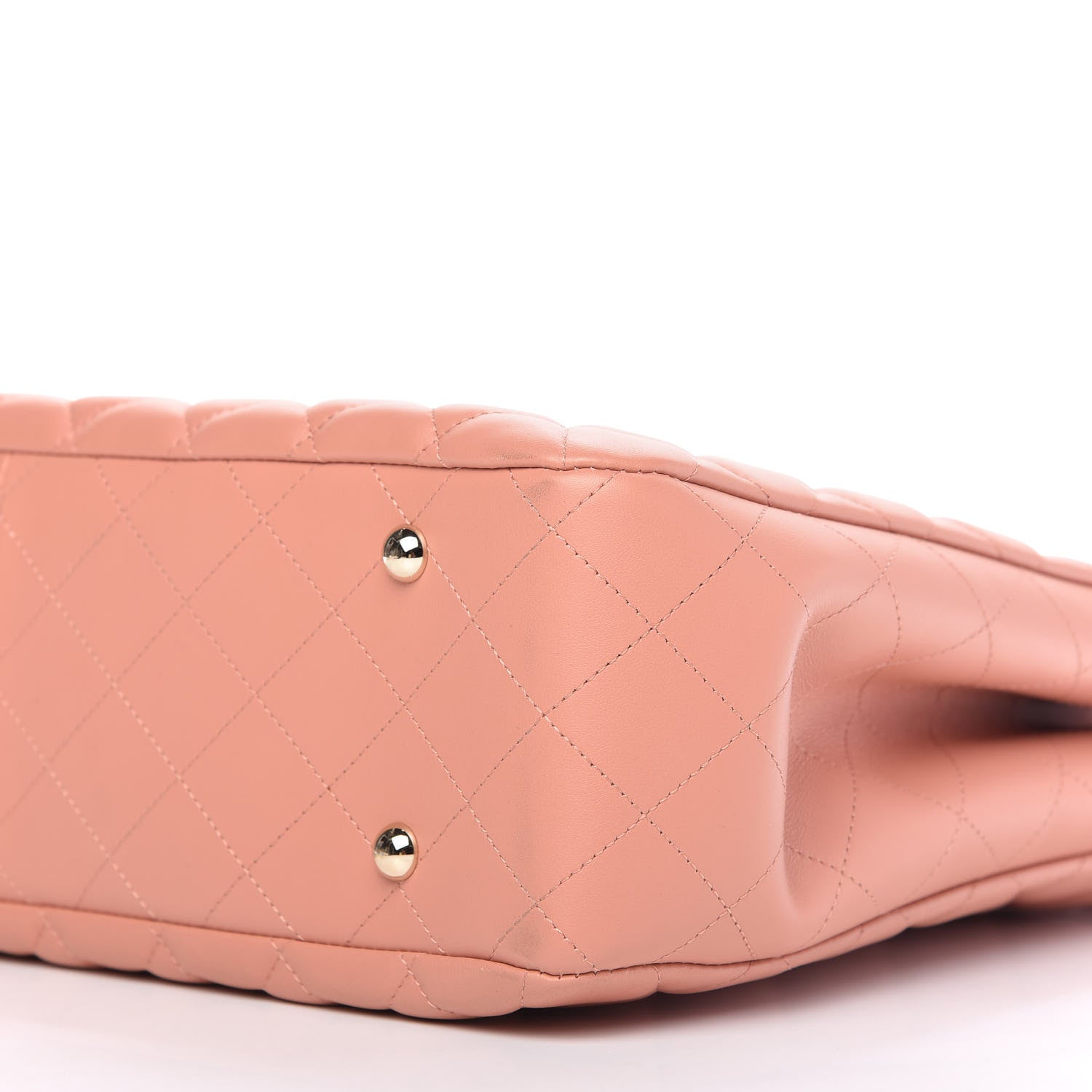 Chanel Calfskin Quilted Large CC Shopping Tote Light Pink 10 of 10