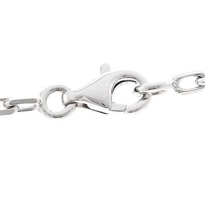 Van Cleef & Arpels 18K White Gold Mother of Pearl Chalcedony 6 Motifs Magic Alhambra Necklace 4 of 6