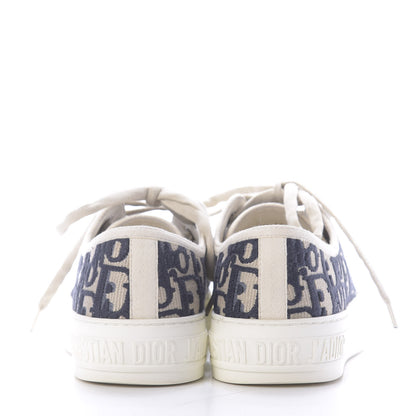 Christian Dior Canvas Oblique Walk'N'Dior Low Top Sneakers 35 Deep Blue 5 of 11