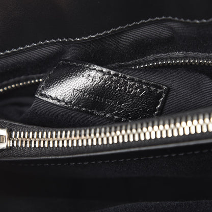 Saint Laurent Calfskin Y Quilted Monogram Medium Loulou Chain Satchel Black 8 of 11
