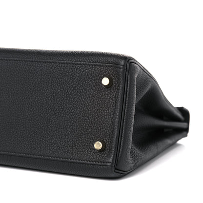 Hermes Togo Kelly Retourne 28 Black 9 of 10
