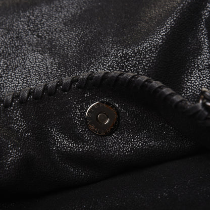 Stella McCartney Shaggy Deer Mini Falabella Fold Over Tote Black 10 of 11