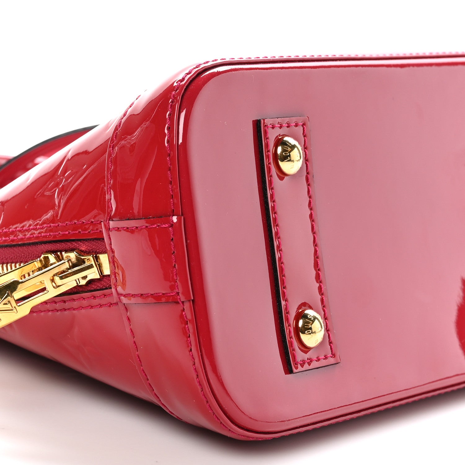Louis Vuitton Vernis Alma BB Rose Indien 8 of 9