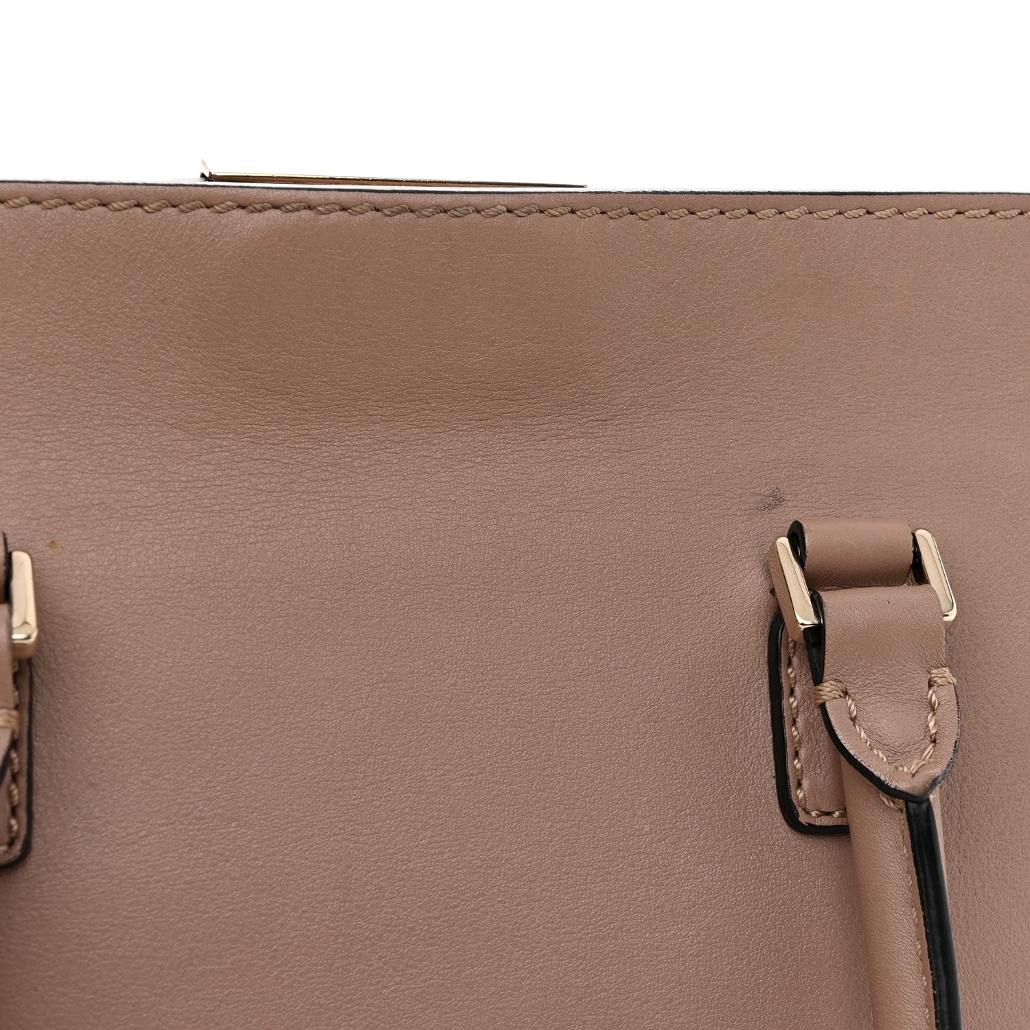 Valentino Garavani Vitello Mini Rockstud Tote Poudre 18 of 21