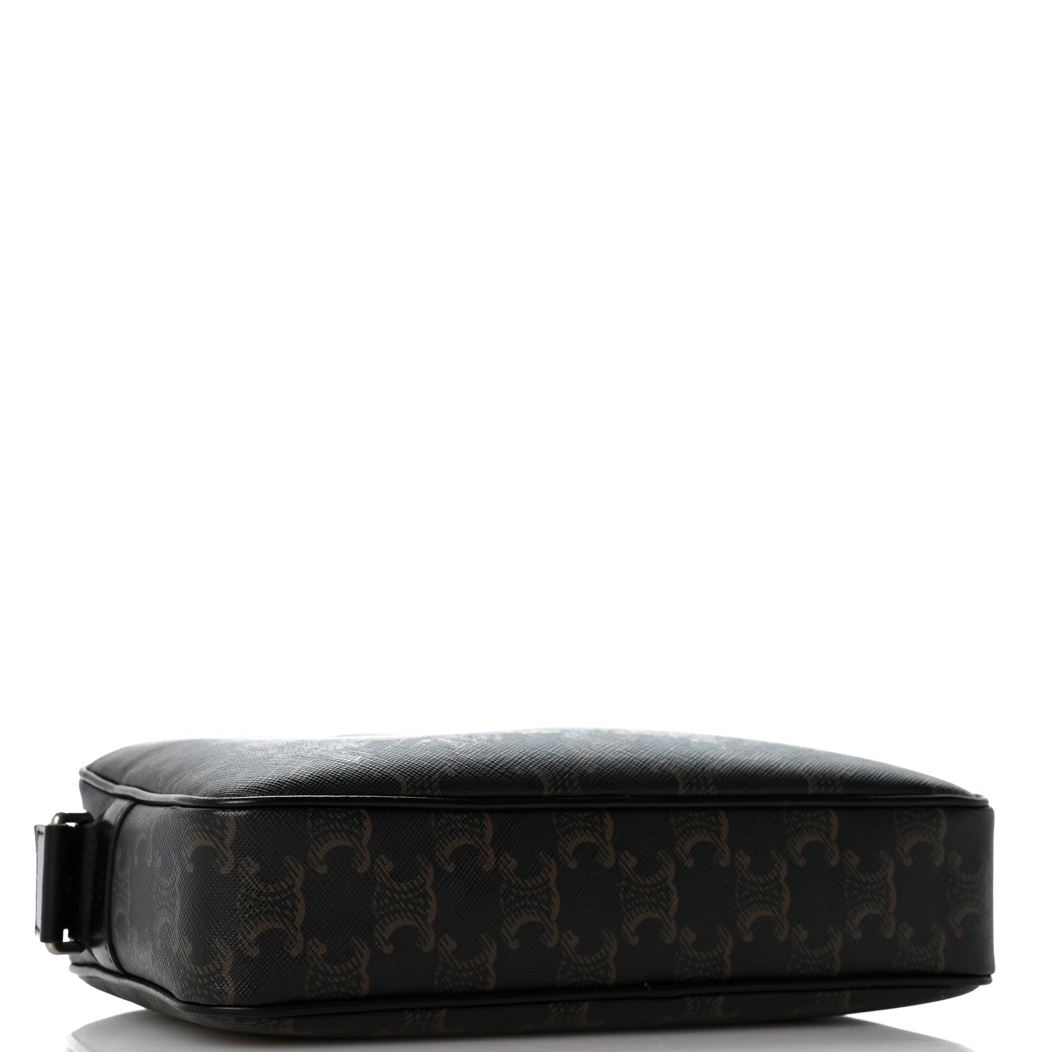 Celine Triomphe Canvas Medium Horizontal Messenger Bag Black 4 of 14