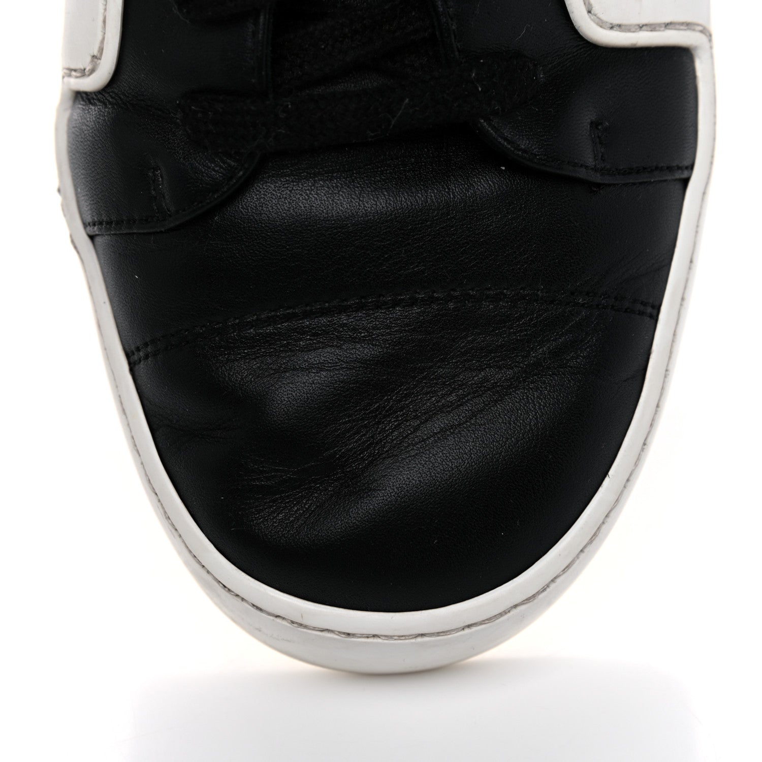 Chanel Calfskin Womens CC Sneakers 39.5 Black White 15 of 16