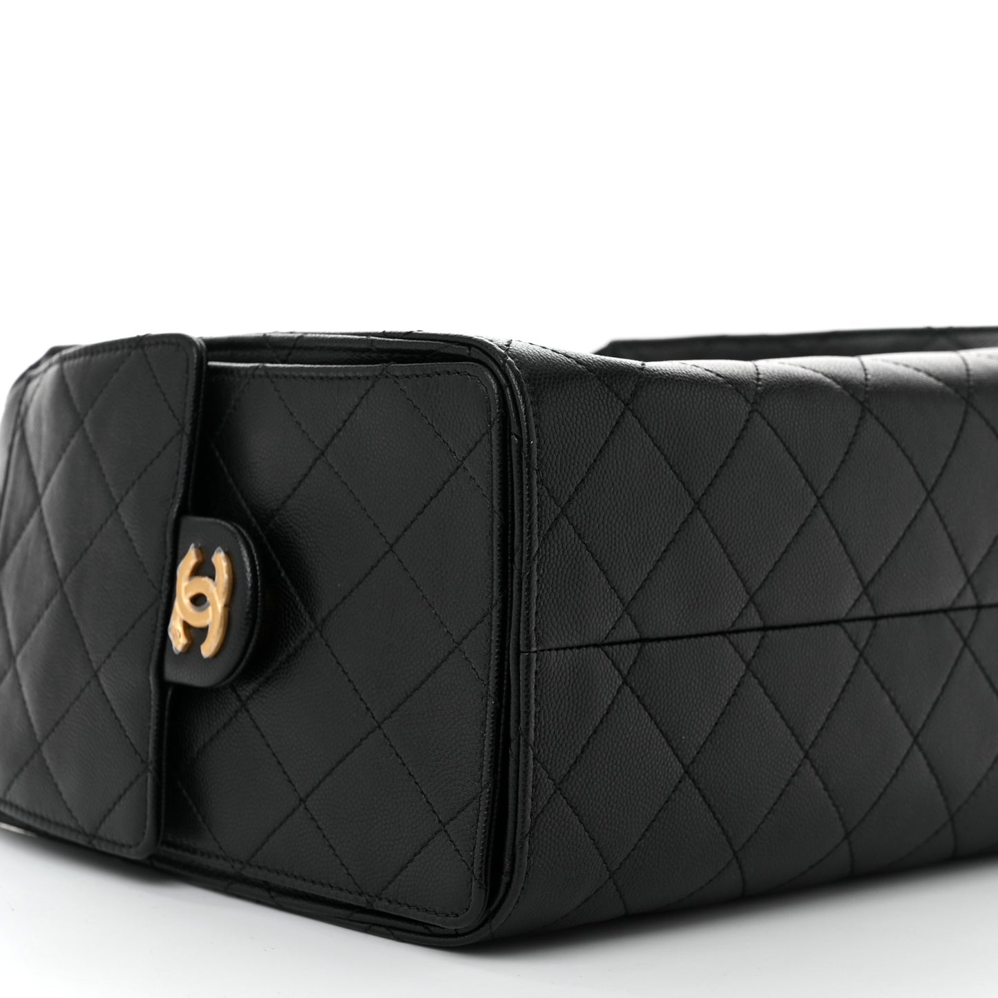 Caviar Quilted Small Chanel 25 Handbag Black
