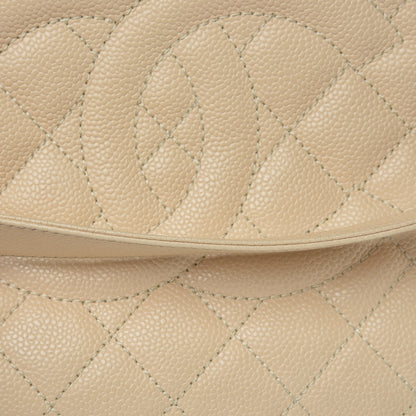 Chanel Caviar Quilted Grand Shopping Tote GST Beige Clair 12 of 23