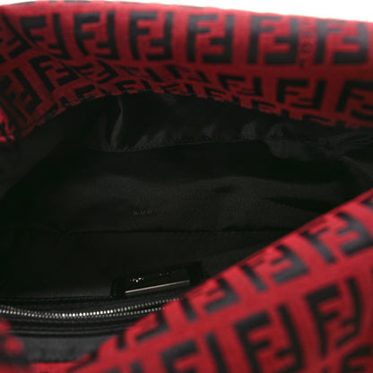 Fendi Zucchino Baguette Red Black 5 of 9