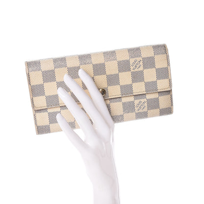Louis Vuitton Damier Azur Sarah Wallet 2 of 15