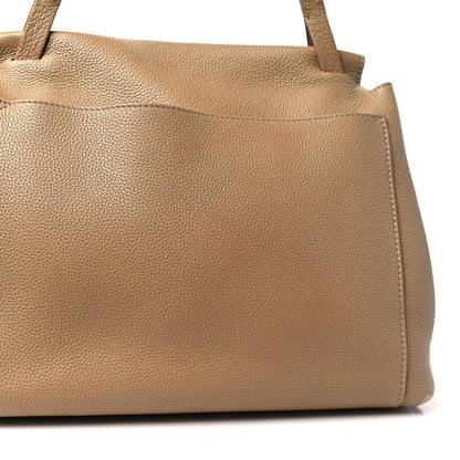 The Row Grained Calfskin Sidekick Khaki 14 of 15
