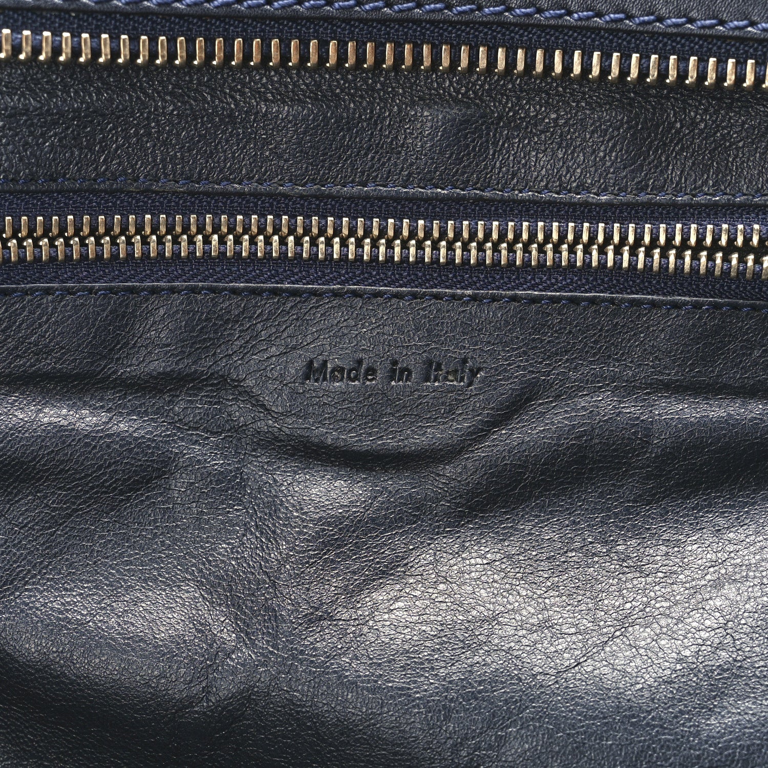 Celine Smooth Calfskin Suede Mini Bi-Color Luggage Navy Dune 6 of 11