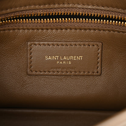 Saint Laurent Padded Lambskin Le 5 A 7 Hobo Dark Peanut 6 of 11