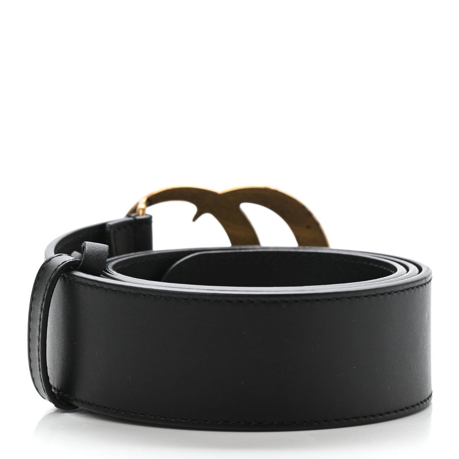 Gucci Calfskin Double G 40mm Belt 80 32 Black 2 of 4