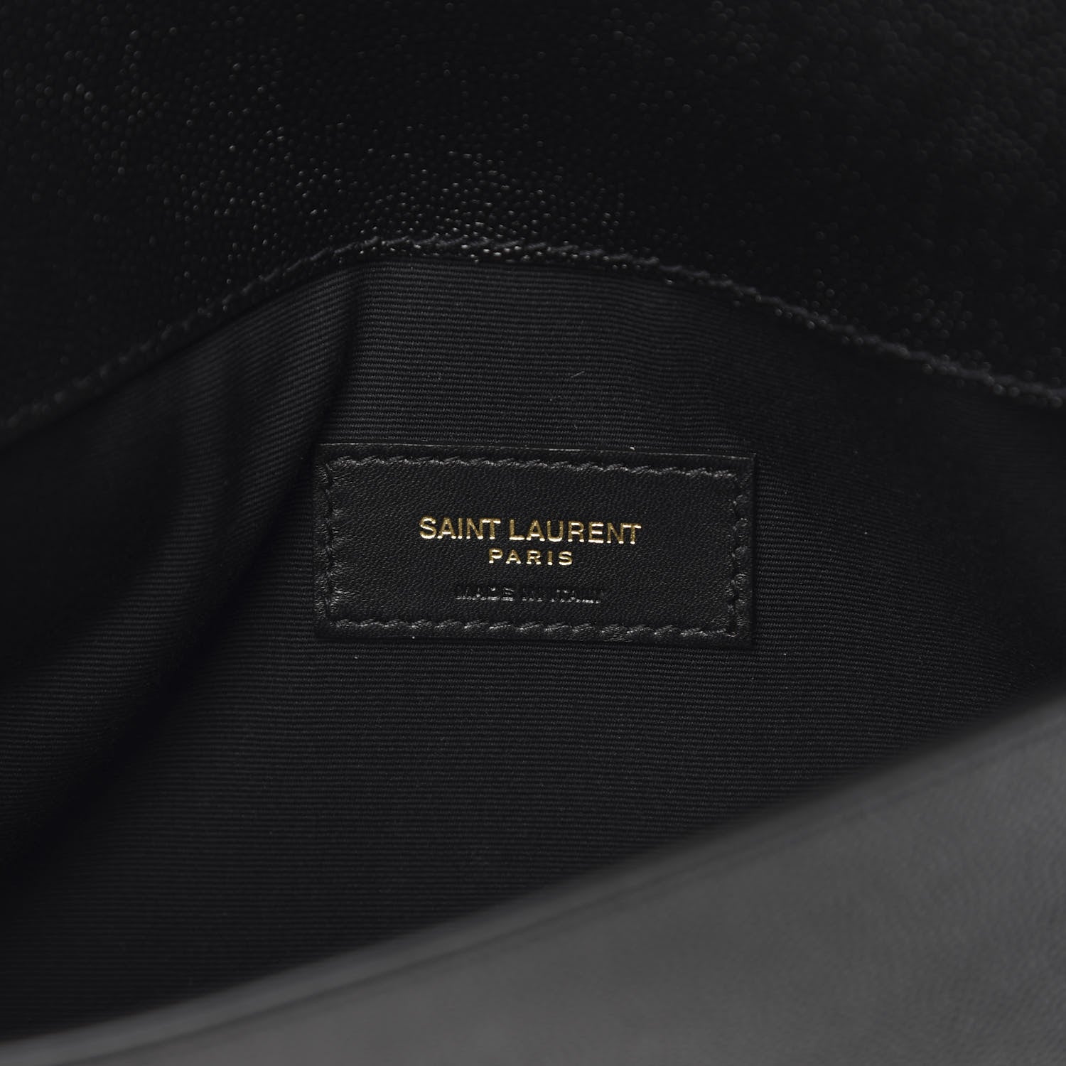 Saint Laurent Grain De Poudre Uptown Pouch Black 6 of 8