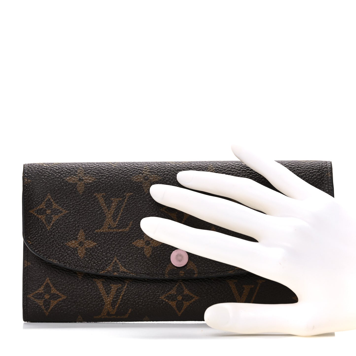 Monogram Emilie Wallet Rose Ballerine