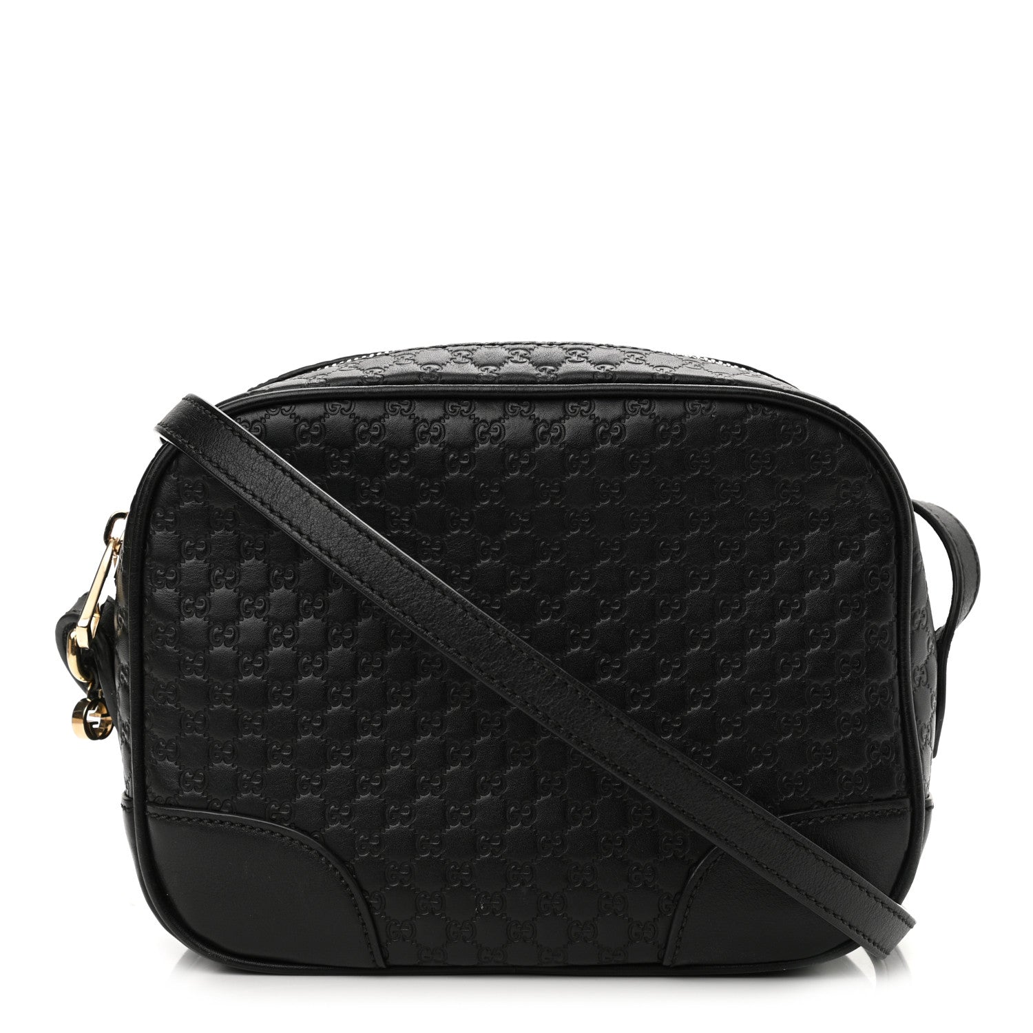 Gucci Microguccissima Mini Bree Messenger Bag Black 1 of 11