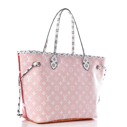 Louis Vuitton Monogram Giant Neverfull MM Rouge 3 of 9