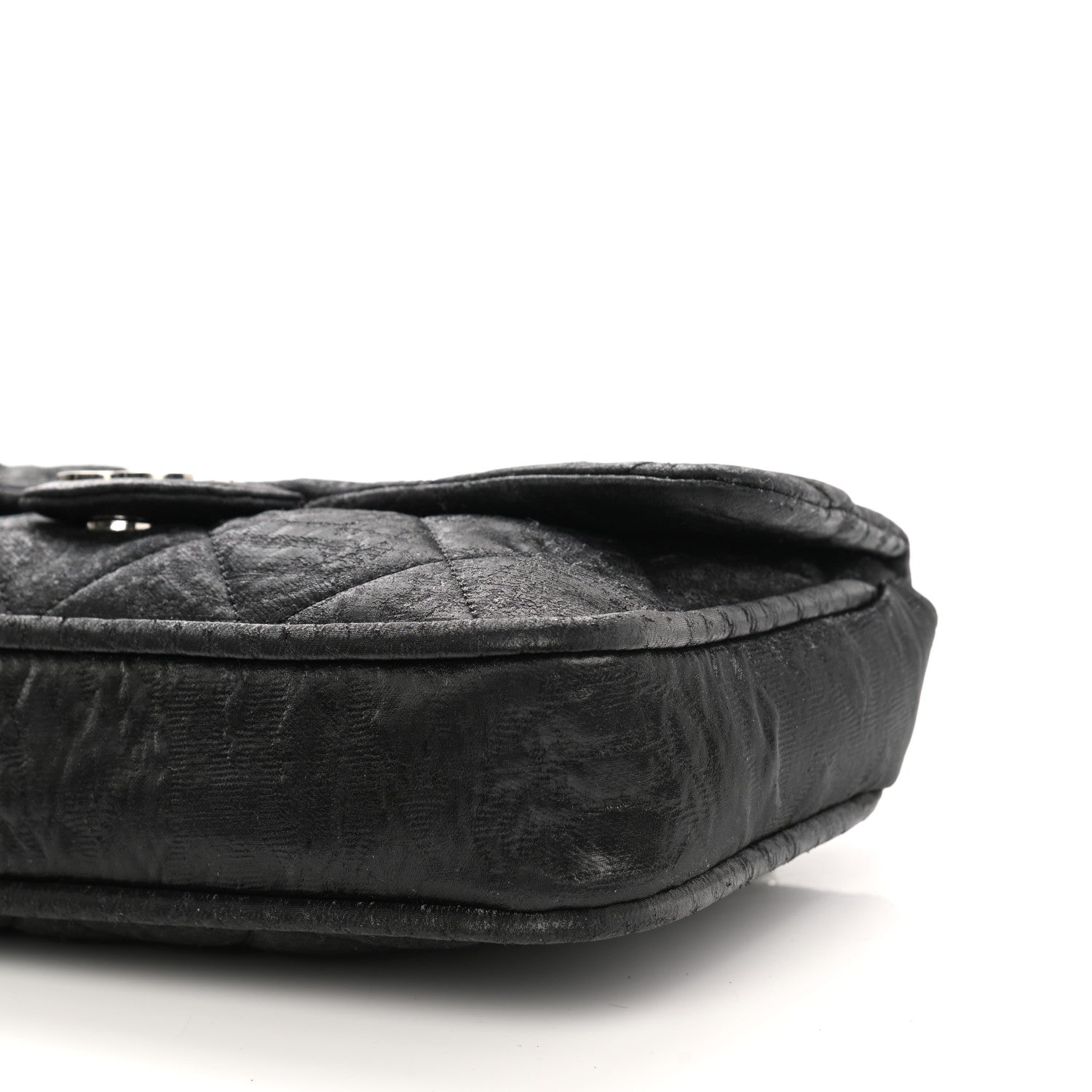Chanel Coated Canvas Quilted Le Marais Flap Black 10 of 10